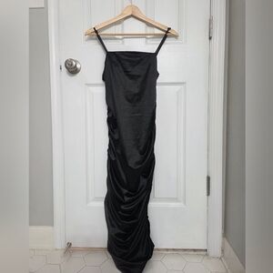 Forever 21 Black Midi Dress